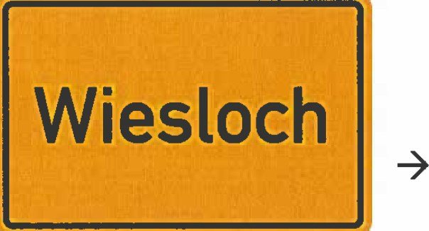 Signalétique à Wiesloch: séjour en Allemagne (2025)